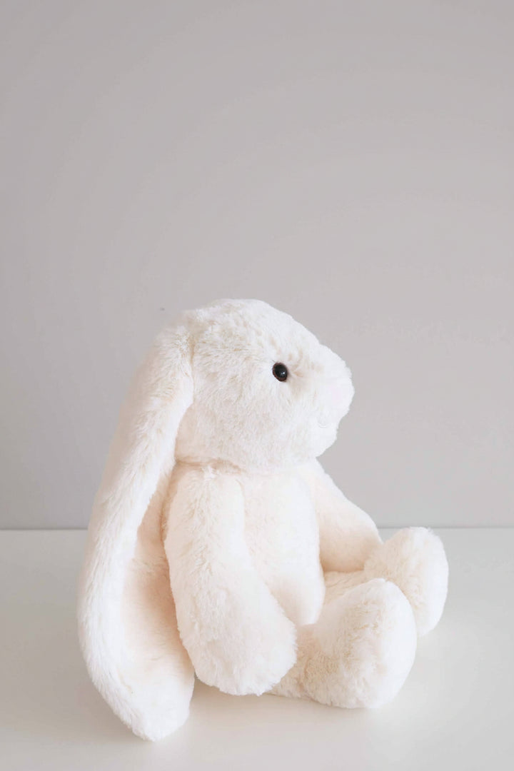 large white bunny stuffed animal for kids 