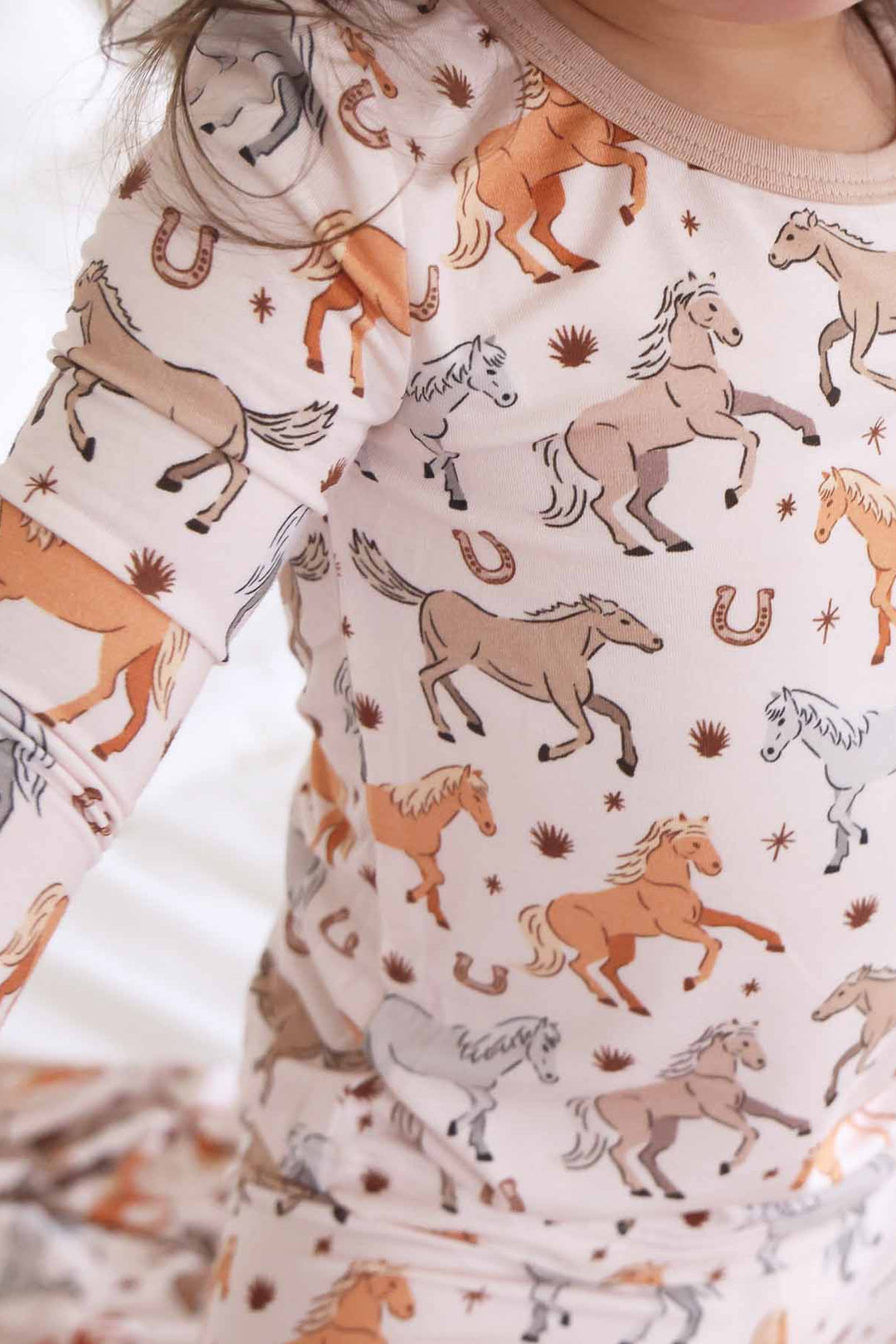 kids bamboo pajamas collection button image