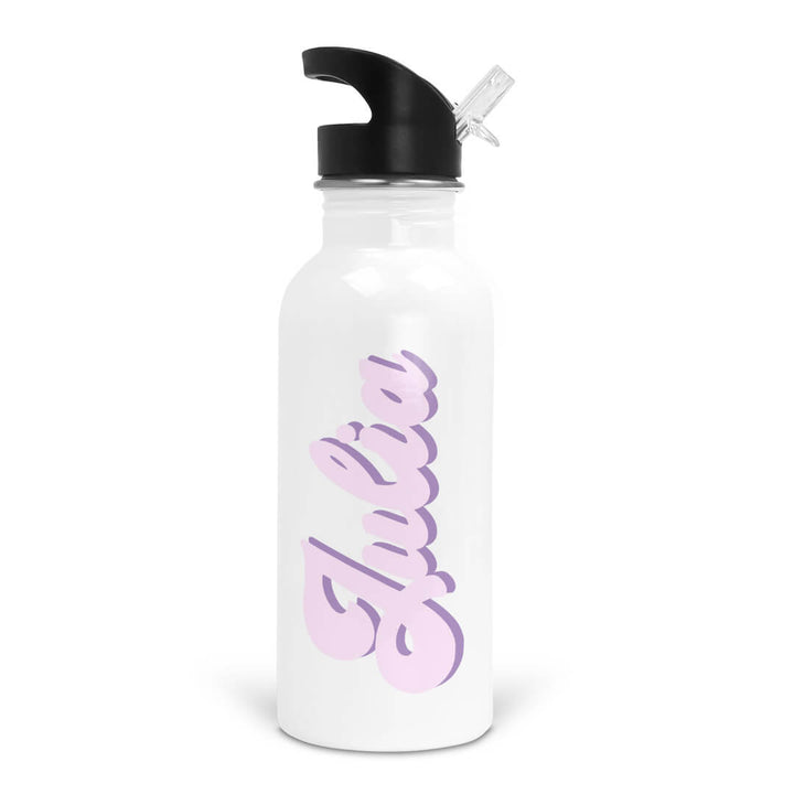 bubble grape personalized kids water bottle 