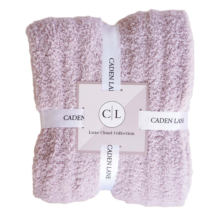 dusty purple luxe cloud blanket 