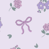 RIBBON & ROSES PURPLE SWATCH