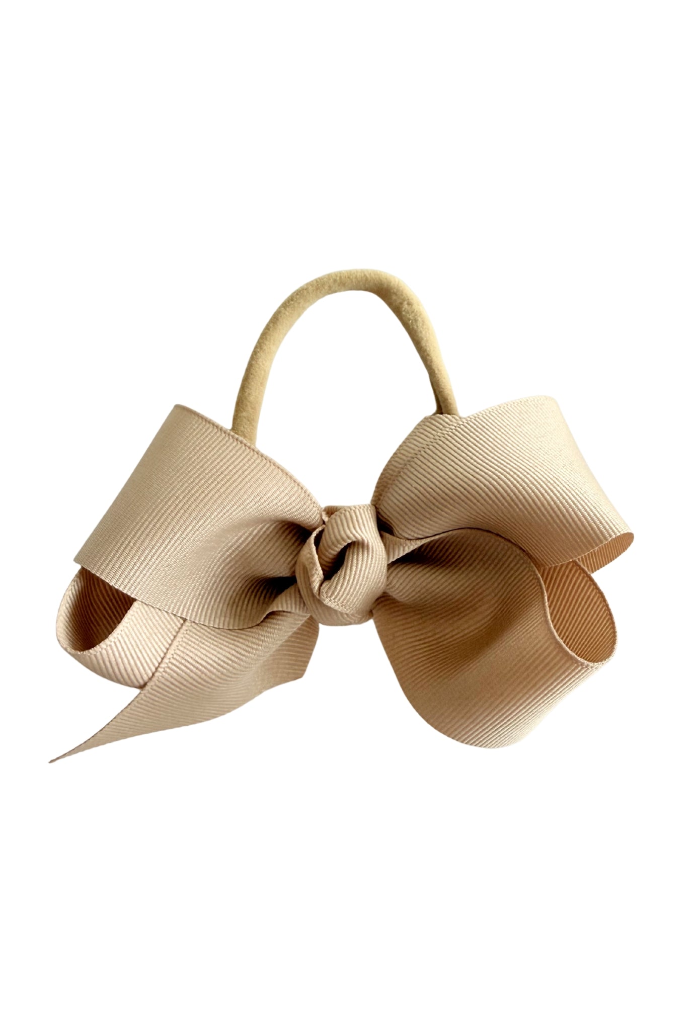Ribbon Bow Headband | Taupe