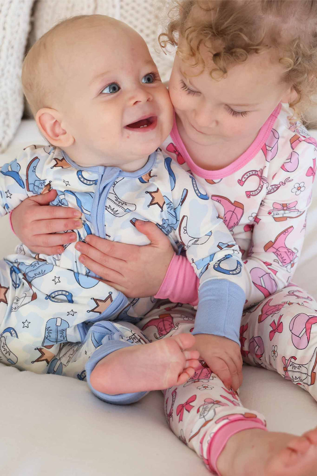 rodeo dreams sibling matching in bamboo viscose fabric 