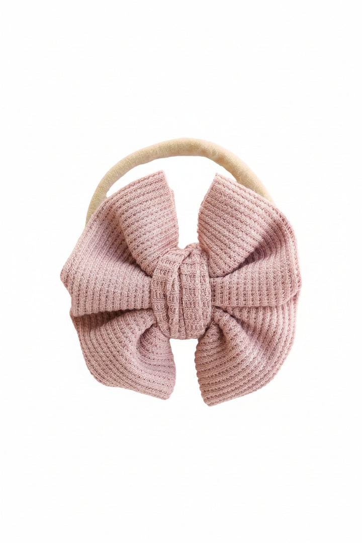 vintage rose bow headband 
