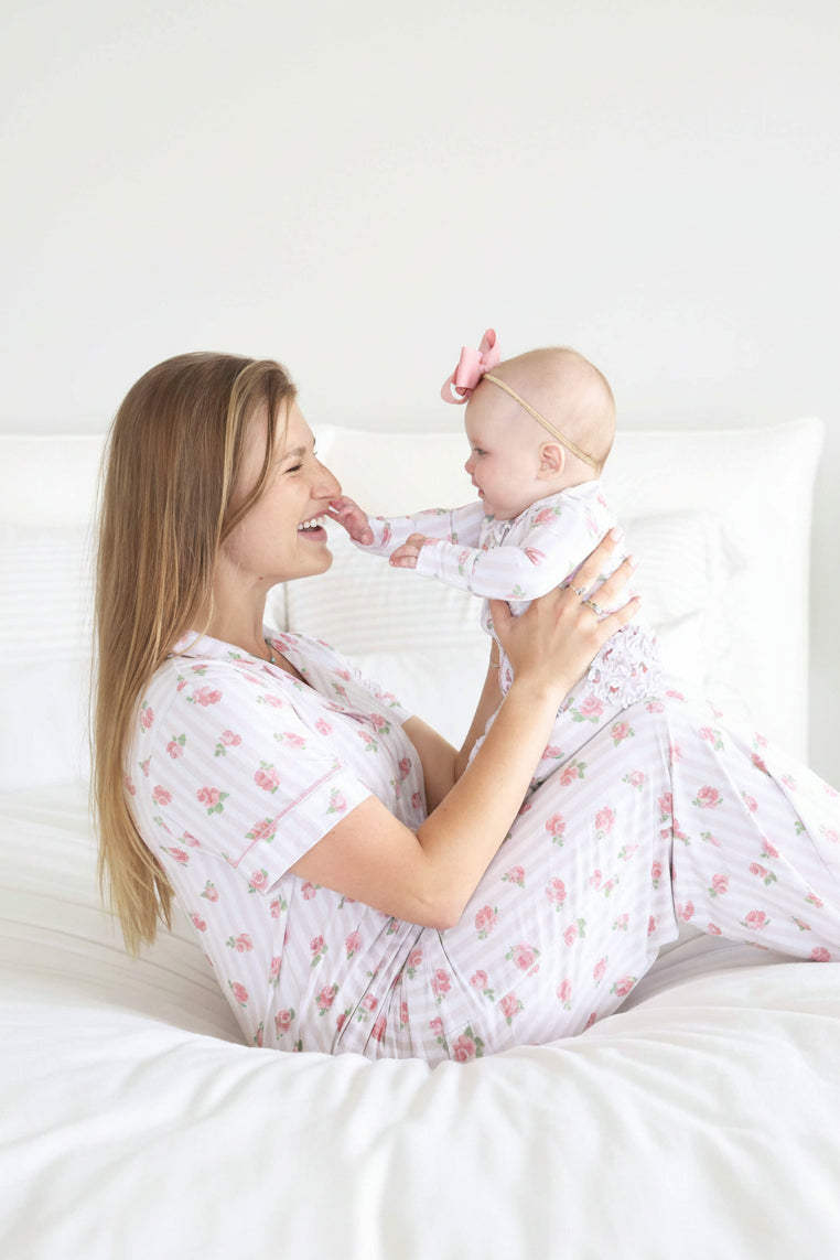 Women's Two-Piece Flare Lounge Set | Rosy & Cozy