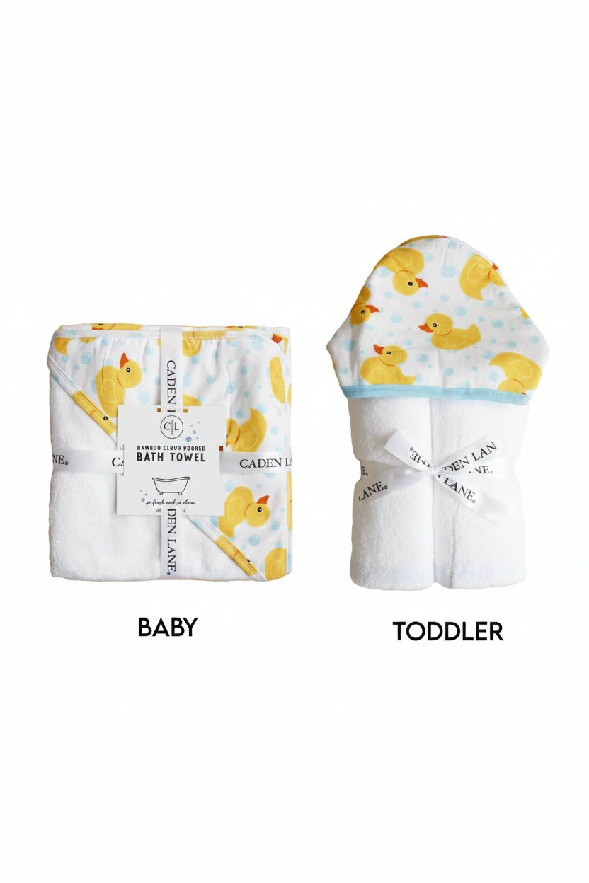 rubber duck hooded towels