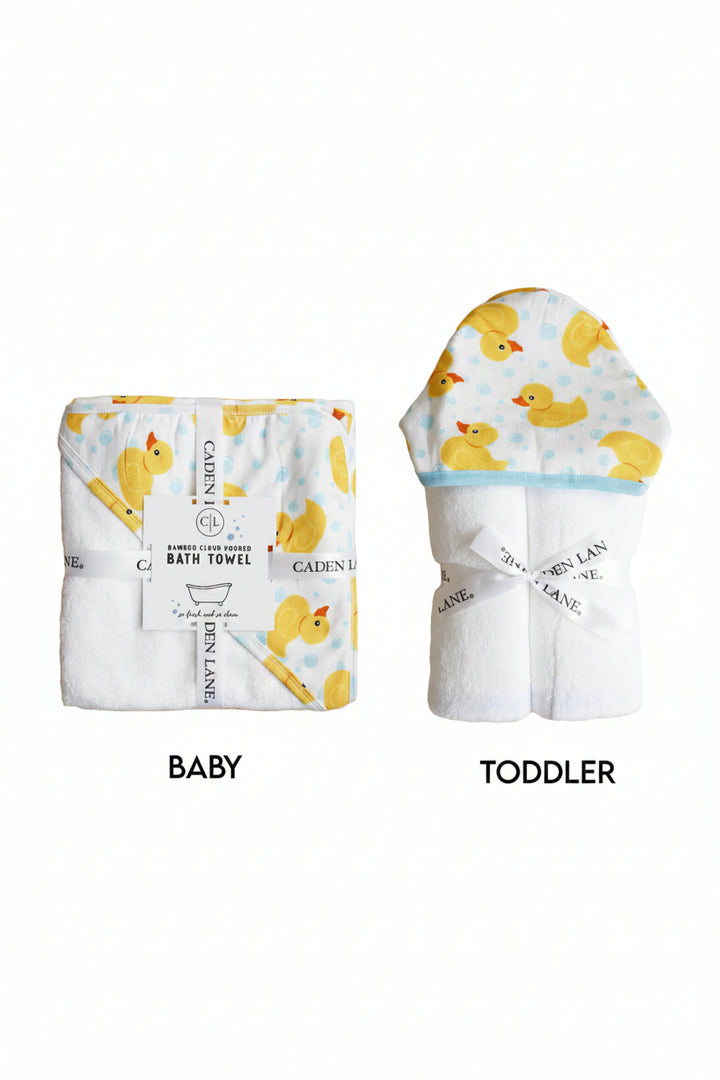 rubber duck hooded towels