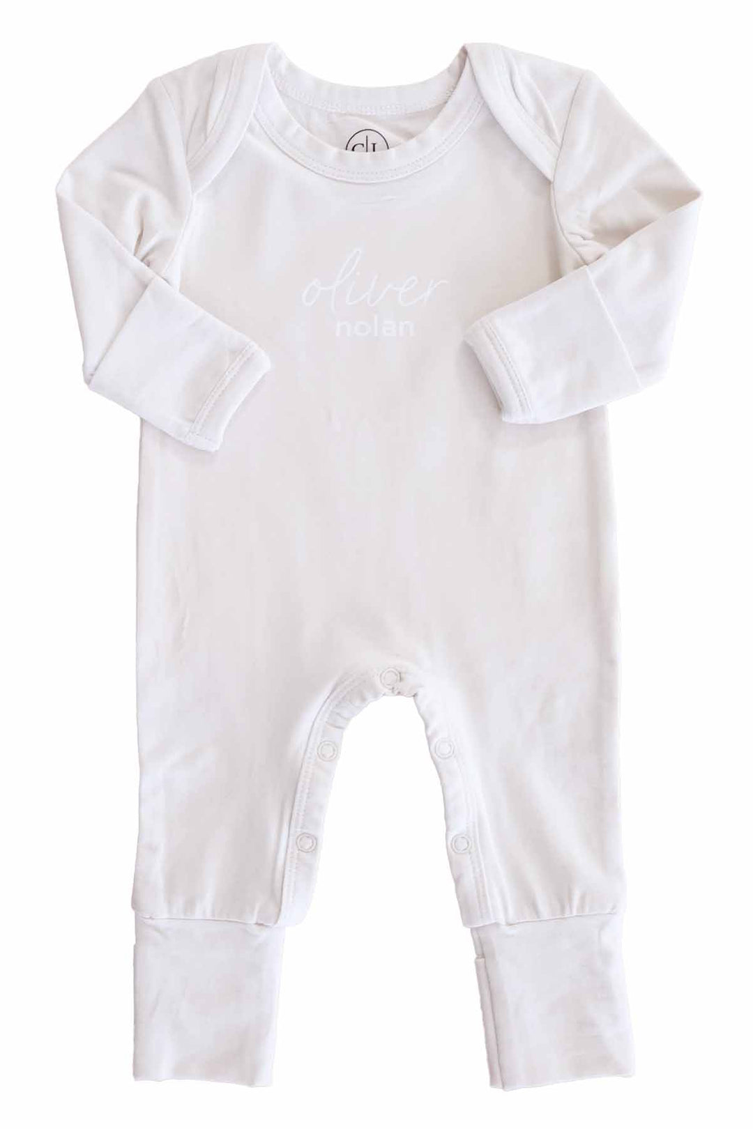 Personalized Full Length Snap Rompers