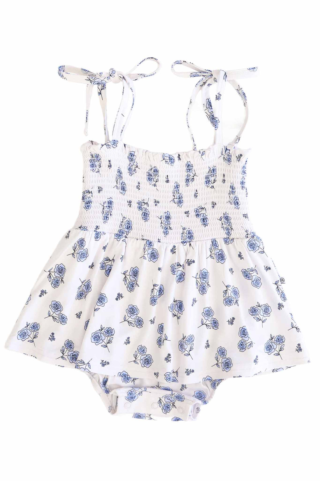 sapphire garden spaghetti strap bow shoulder bodysuit with skirt 