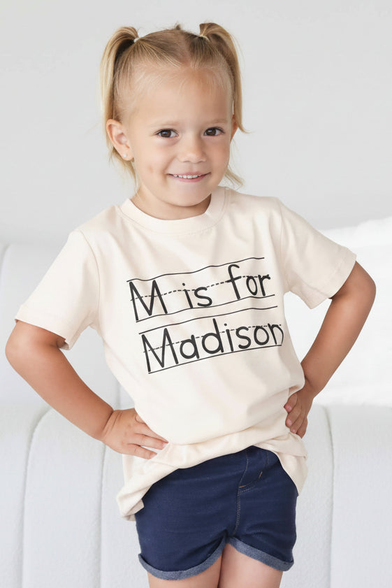 hello my name is personalized name graphic tee