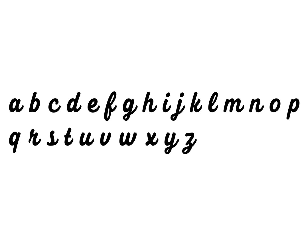 script font 