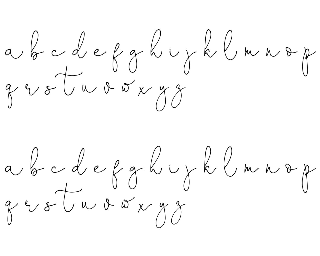 script font