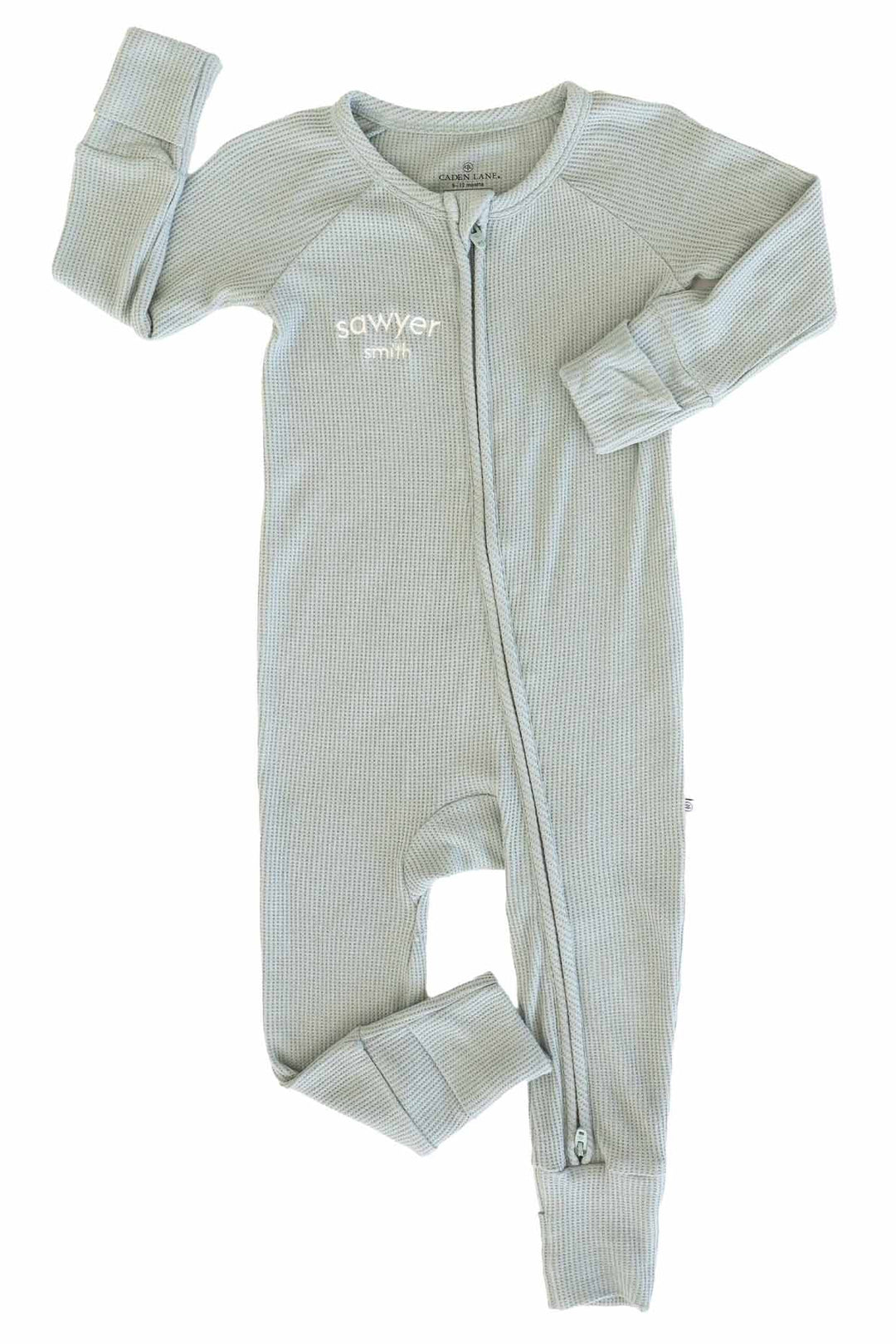 seagrass convertible zip romper pajama for babies and toddlers