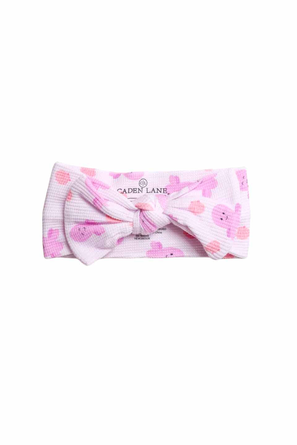 Bamboo Waffle Knit Large Bow Headwrap | Sea Snuggles
