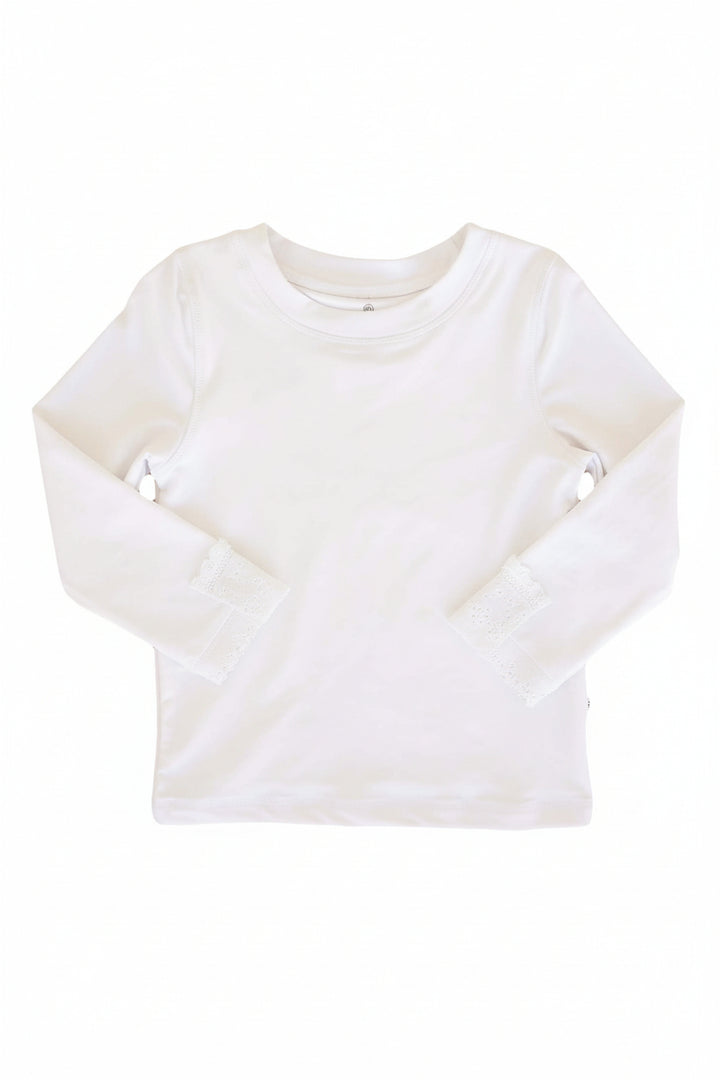 white rash guard shirt for boys 