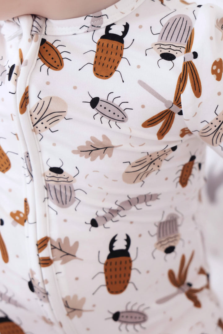 bug bamboo viscose footie pajama for babies