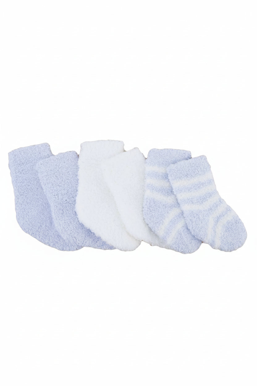 baby boy fuzzy sock bundle
