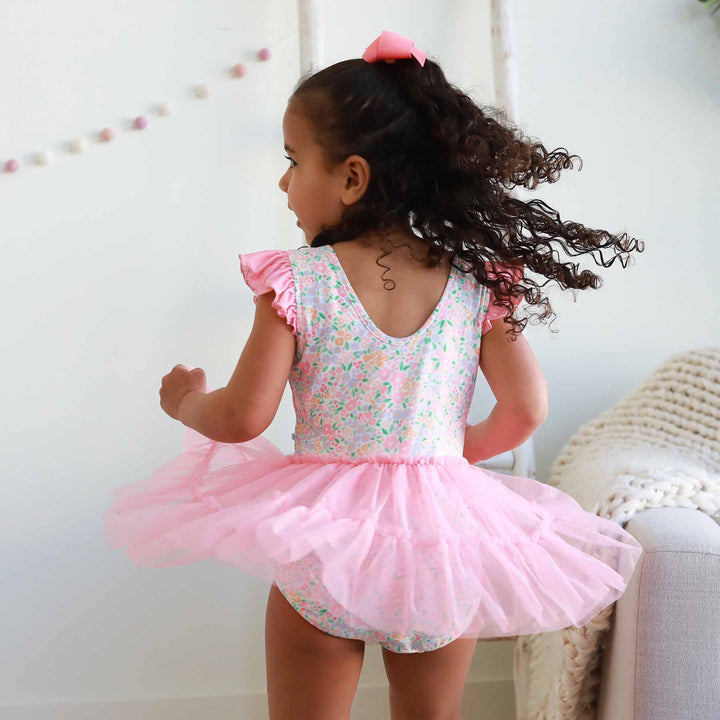 tutu leotard for girls floral 