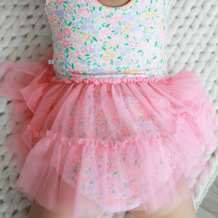 spring floral leotard 