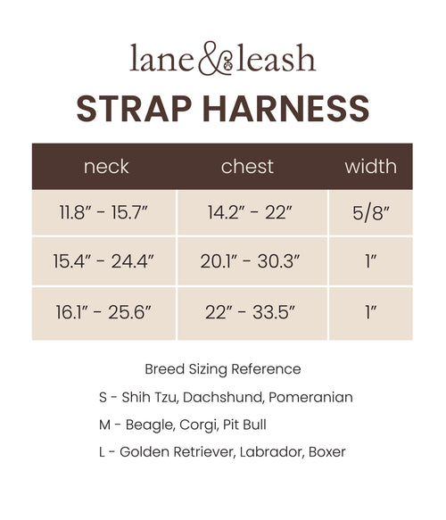 Sizing chart