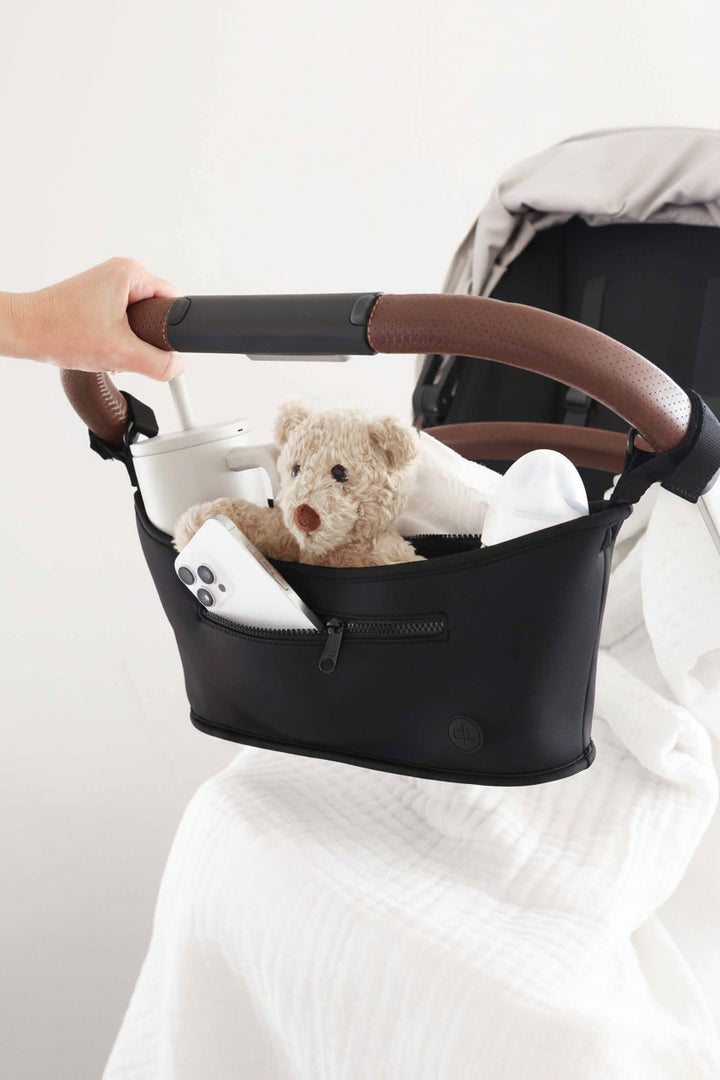stroller caddy black