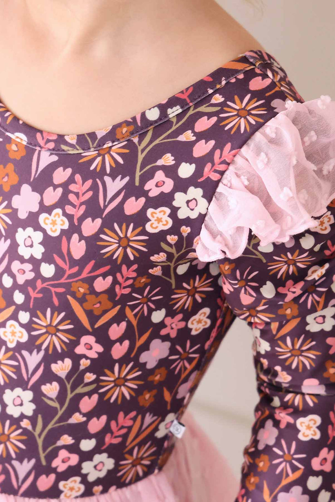 sugar plum tulle skirt leotard for girls 