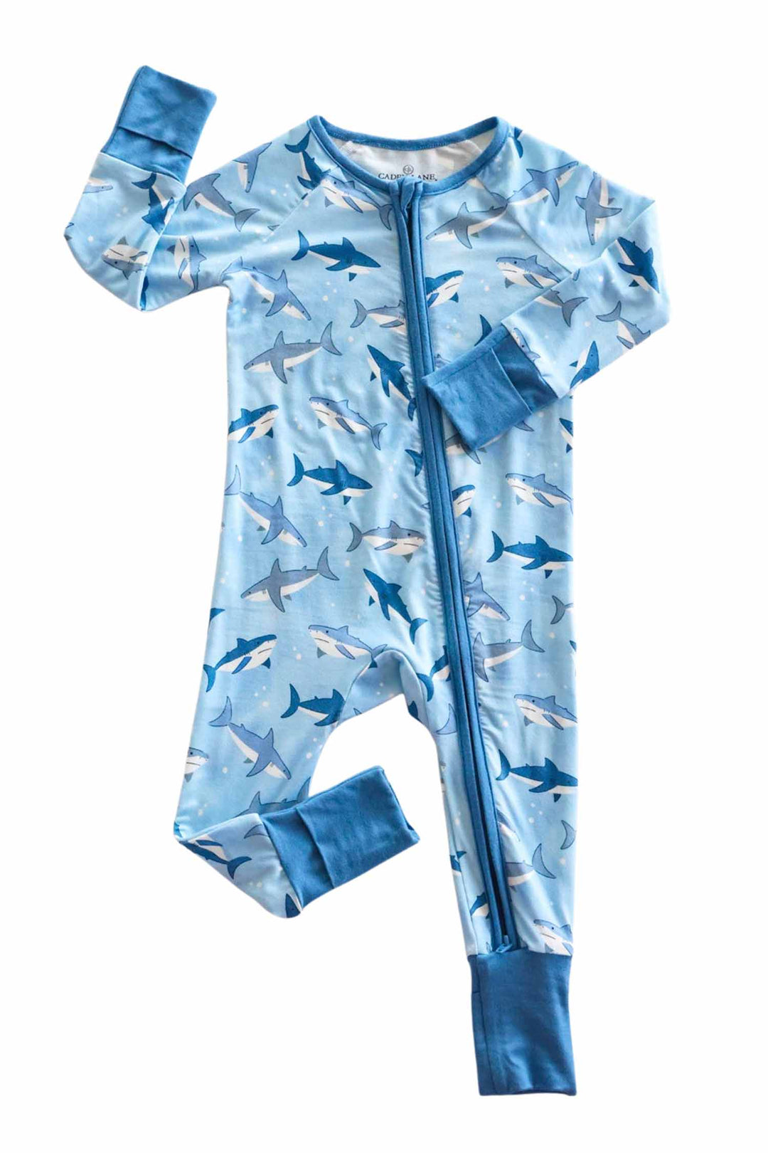 shark convertible zip romper pajama