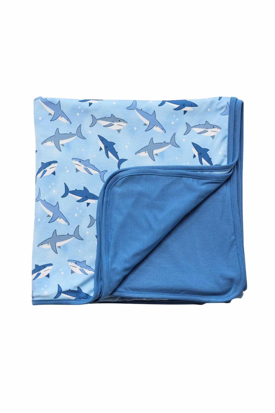 fin friends double sided bamboo blanket 