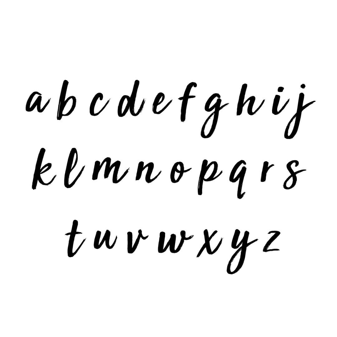 sun valley lowercase font 