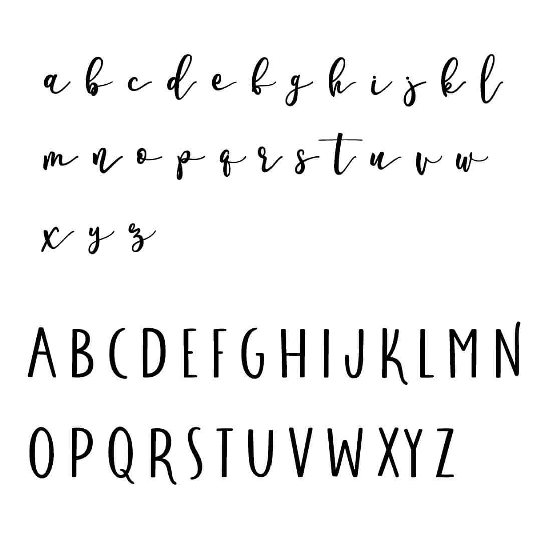 brush font