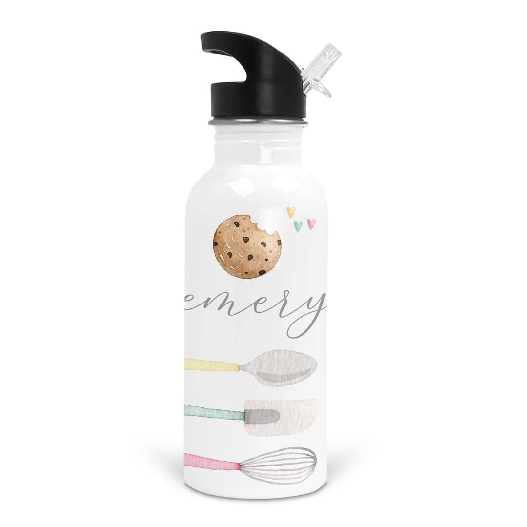 Bella's Bake Shop Personalized Kids Water Bottle