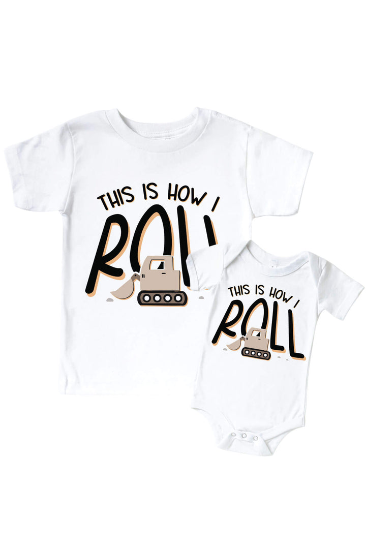this is how i roll graphic tee and bodysuit 