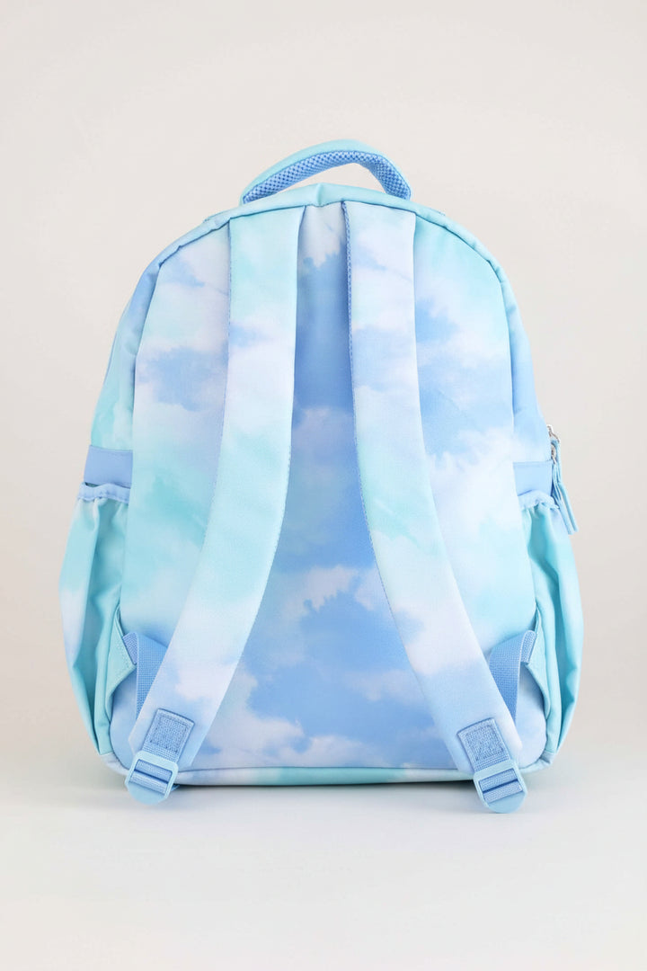pastel tie dye backpack with padded straps 