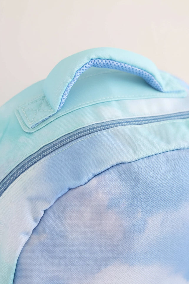 kids tie dye backpack with padded strap