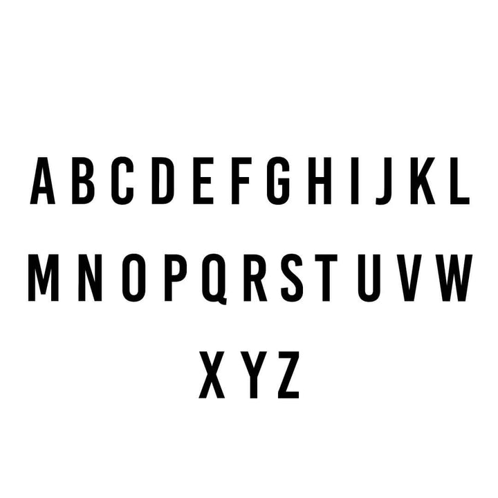 trees block font 