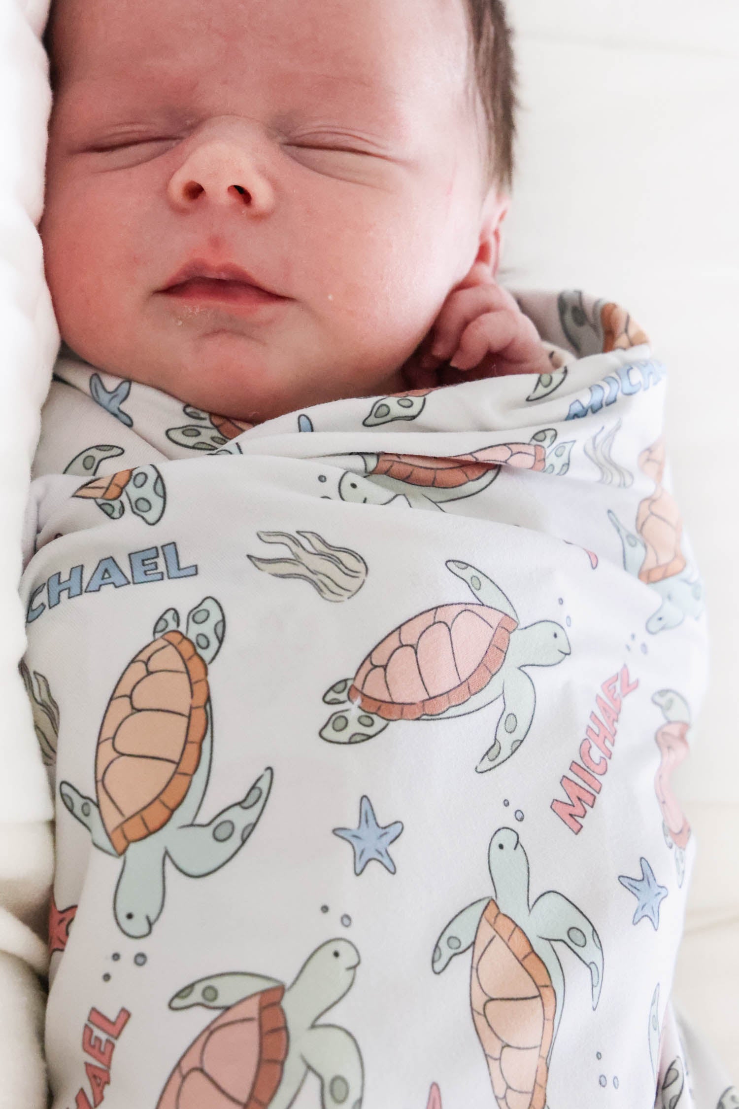 Personalized Swaddle Blanket | Turtley Rad