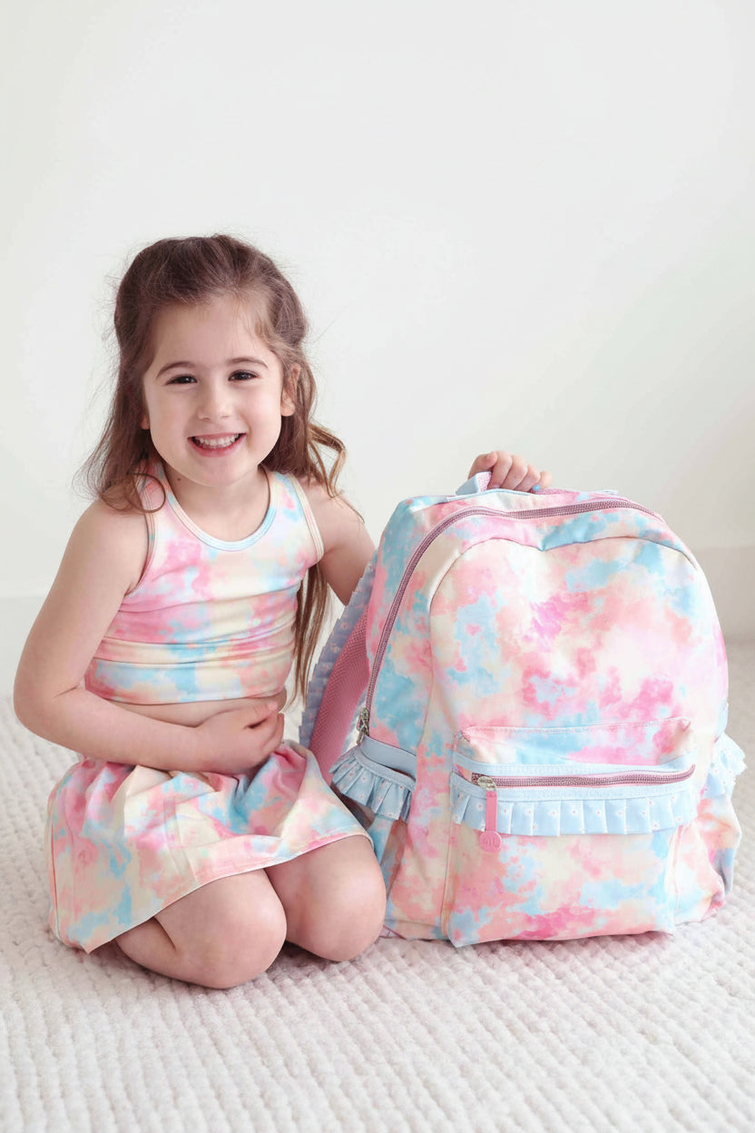 pastel candy cloud backpack for girls 