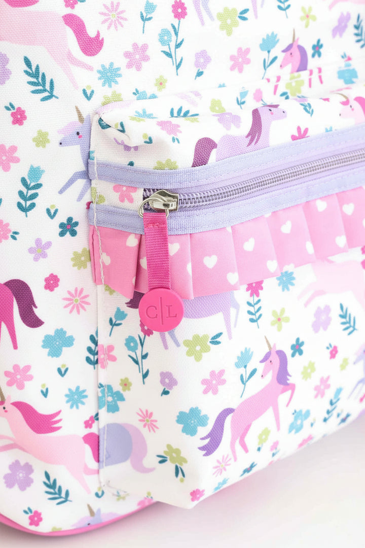 purple unicorn backpack for girls 