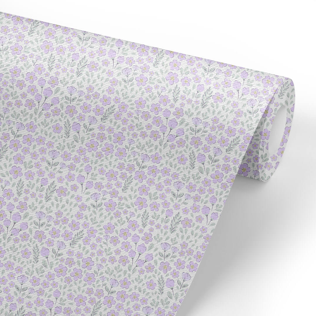 Lilac Meadow Removable Wallpaper