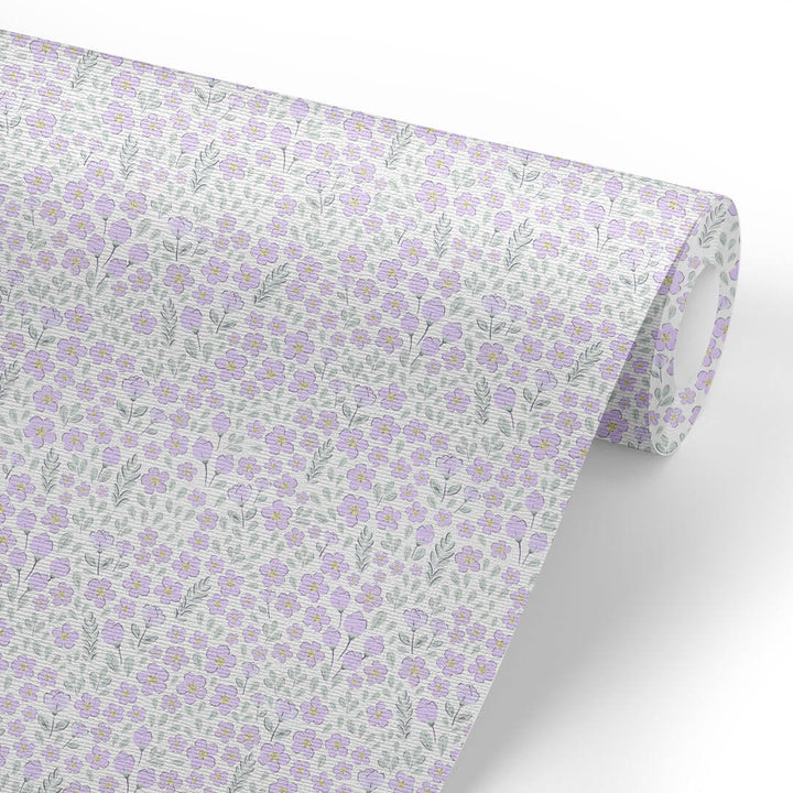 Lilac Meadow Removable Wallpaper