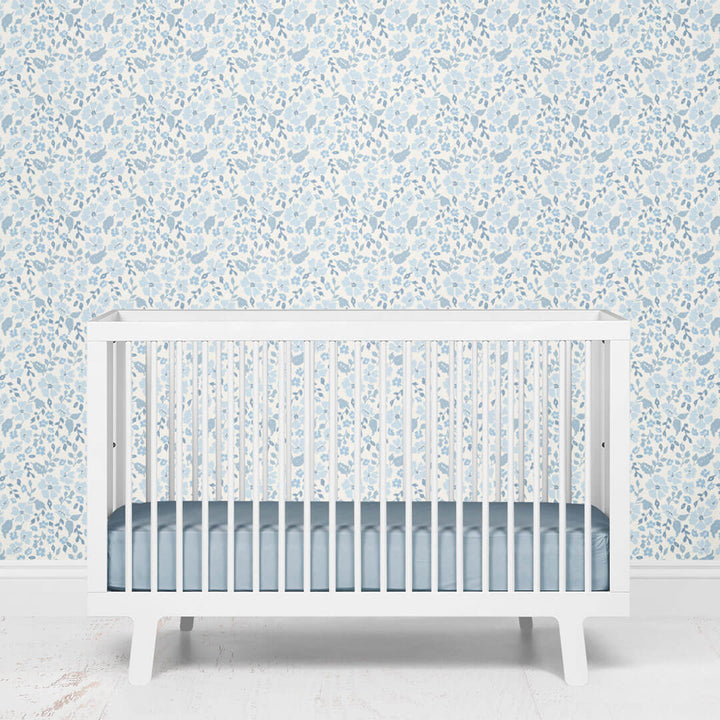 Botanical Blue Removable Wallpaper