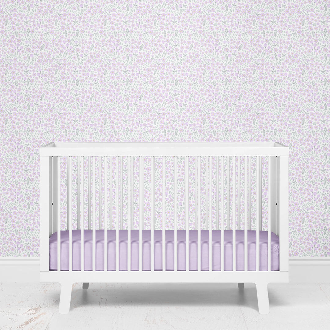 Lilac Meadow Removable Wallpaper