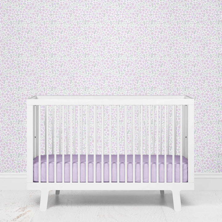 Lilac Meadow Removable Wallpaper