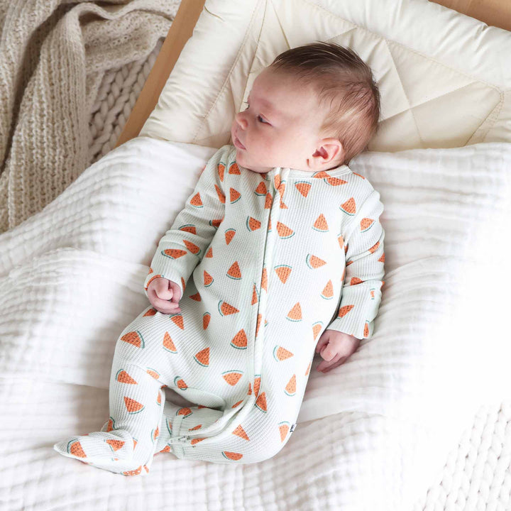 watermelon footie pajama 