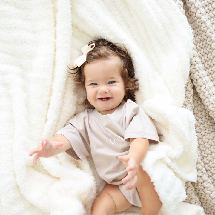 ivory luxe cloud blanket 