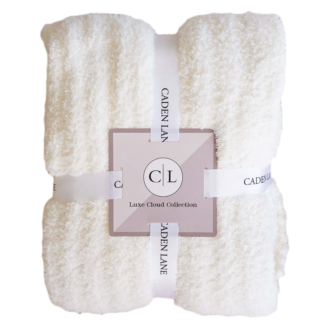 white luxe cloud blanket 