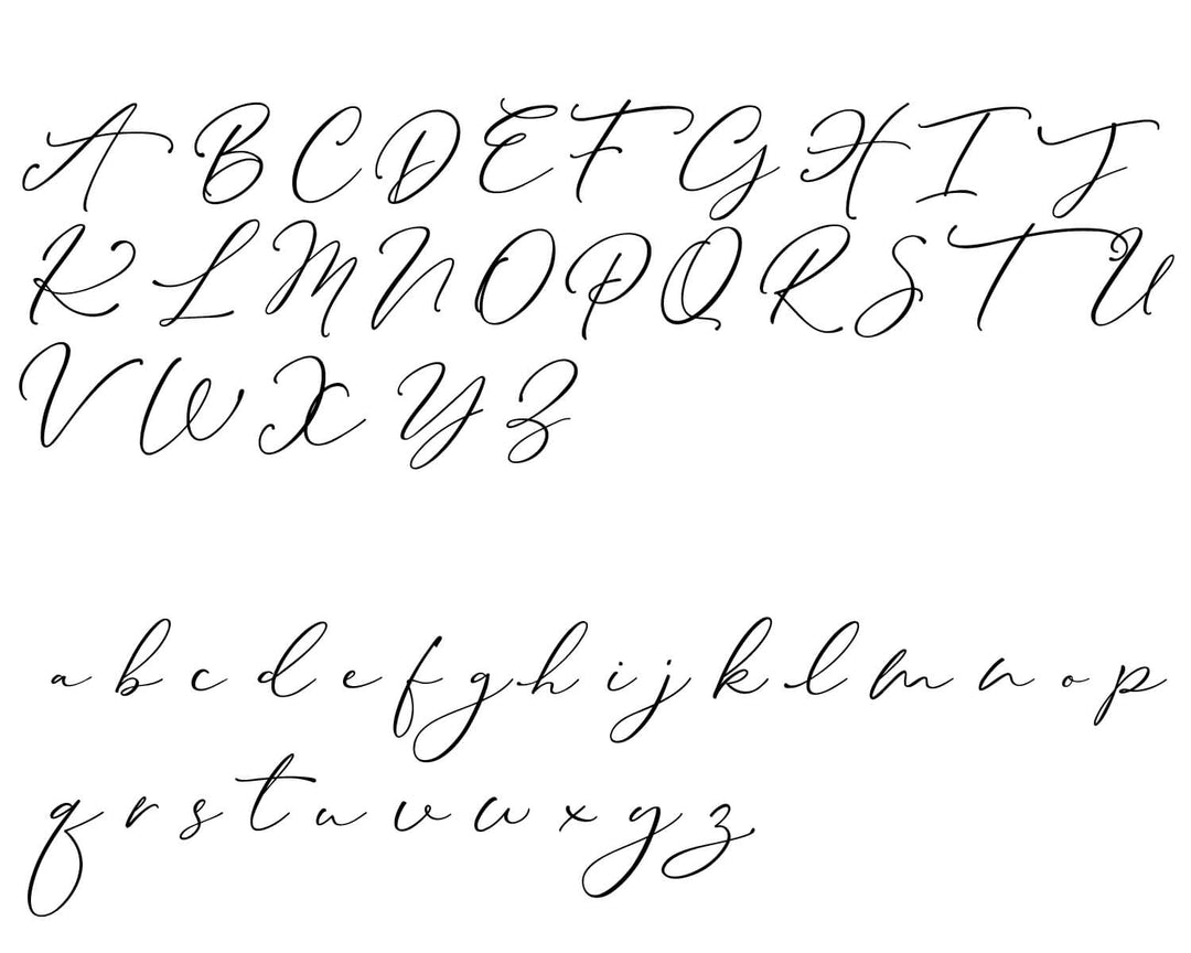 script font 