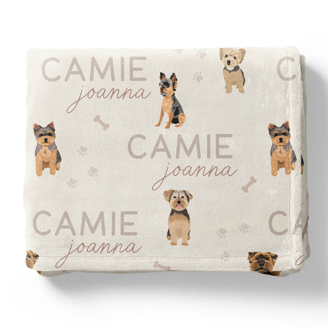 Personalized Kids Blankets | Dog Breeds