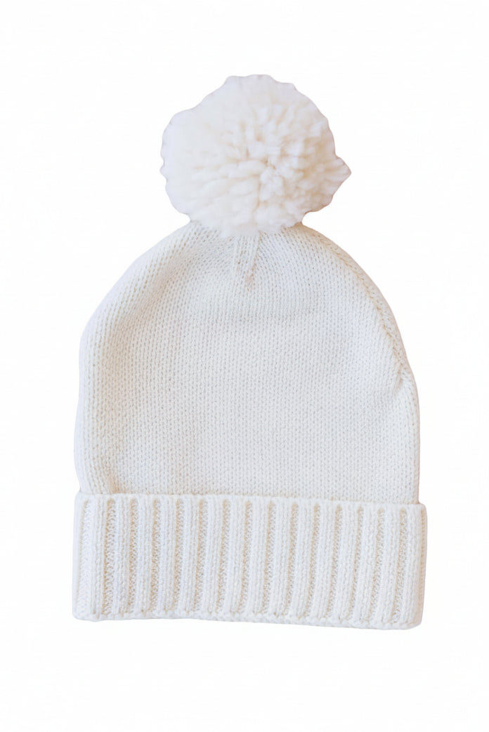 bone baby beanie