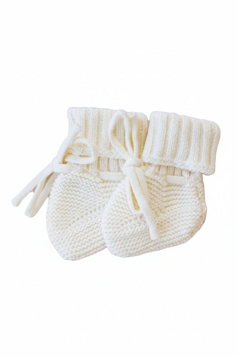 buttercream baby booties 